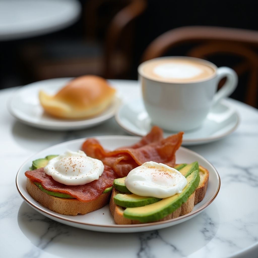 Australian cafe breakfast