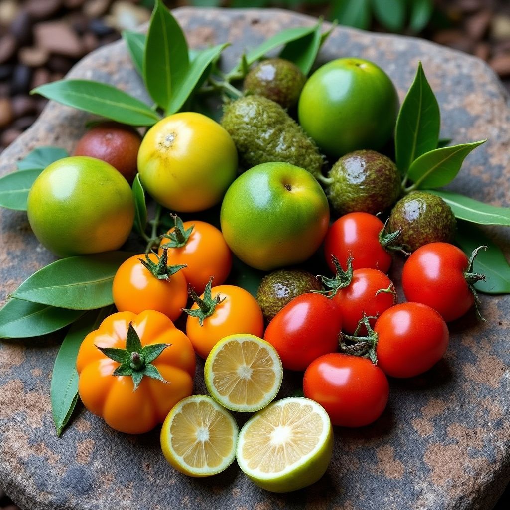Native Australian bush tucker ingredients